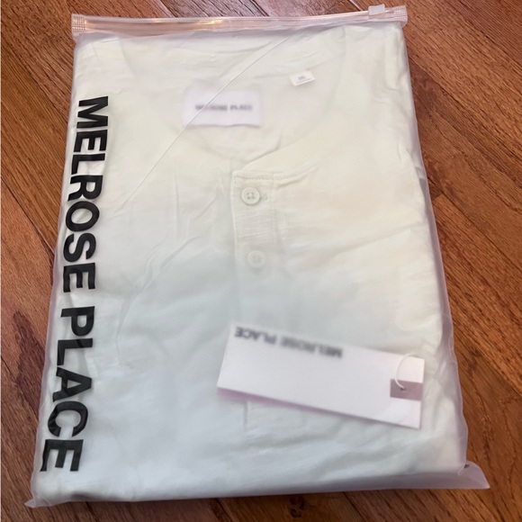 Vintage Style Henley T-Shirt (Mint) *NEW* - Picture 2 of 9